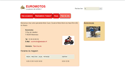 Desktop Screenshot of euromotos.fr